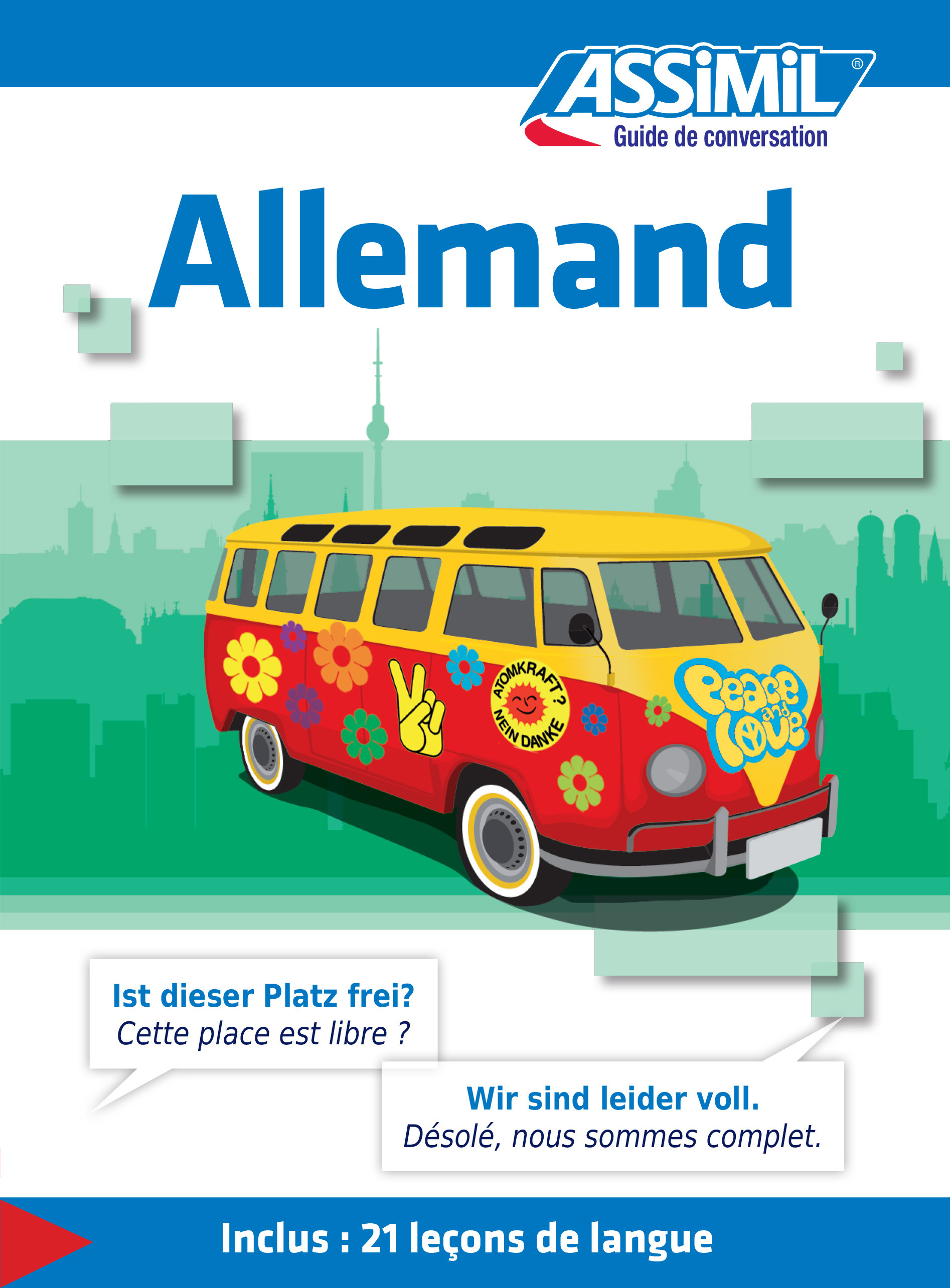 Couverture ebook de Allemand - Guide de conversation, de Bettina Schodel