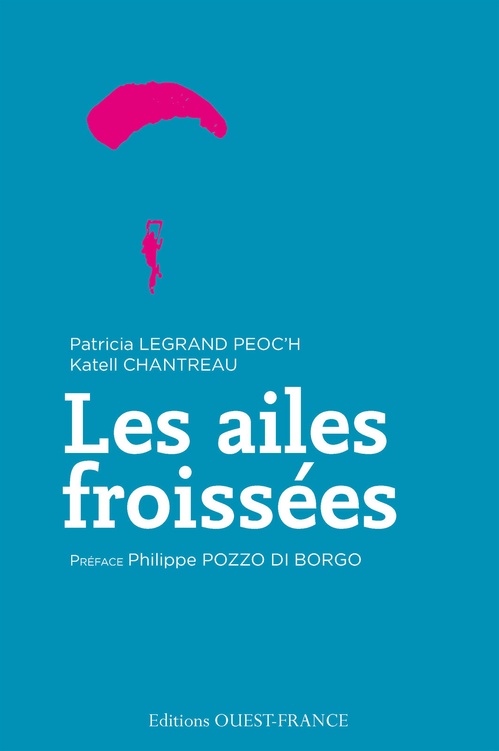 ebook cover of Les Ailes froissées, by Katell Chantreau, Patricia Legrand-peoc'h