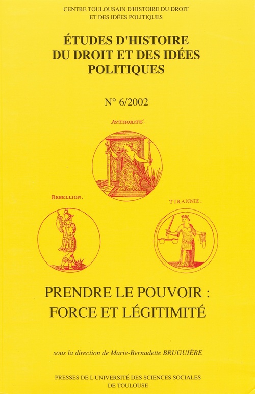 Couverture ebook de Prendre le pouvoir : force et légitimité, de