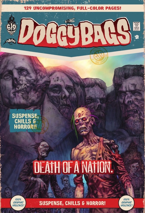 Couverture ebook de Doggybags - Death of a nation, de Aurélien Ducoudray, Hasteda, RUN