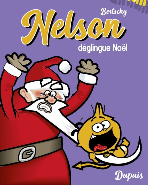 Couverture ebook de Nelson - Petit Format - Tome 3 - Nelson déglingue Noël, de Bertschy