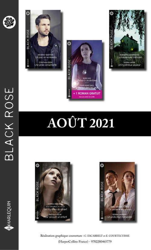 ebook cover of Pack mensuel Black Rose : 10 romans + 1 gratuit (Août 2021), by Collectif
