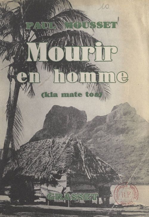 Couverture ebook de Mourir en homme, de Paul Mousset