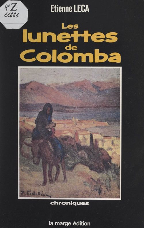 ebook cover of Les lunettes de Colomba, by Etienne Leca