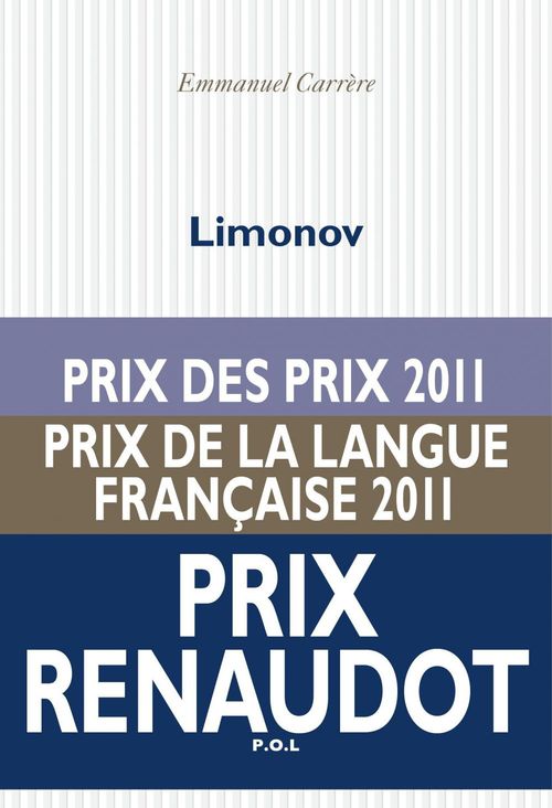 Couverture ebook de Limonov, de Emmanuel Carrère
