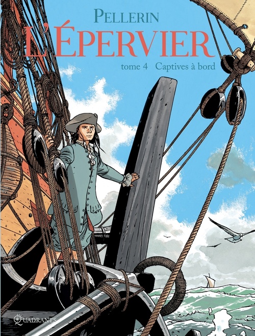 ebook cover of L'Épervier T04 - Captives à bord, by Patrice Pellerin