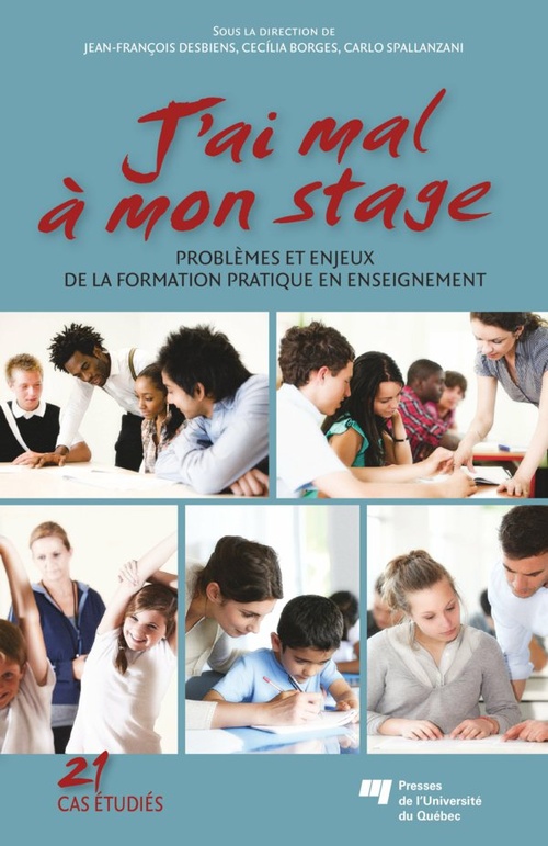 ebook cover of J'ai mal à mon stage, by Cécilia Borges, Jean-françois Desbiens, Carlo Spallanzani