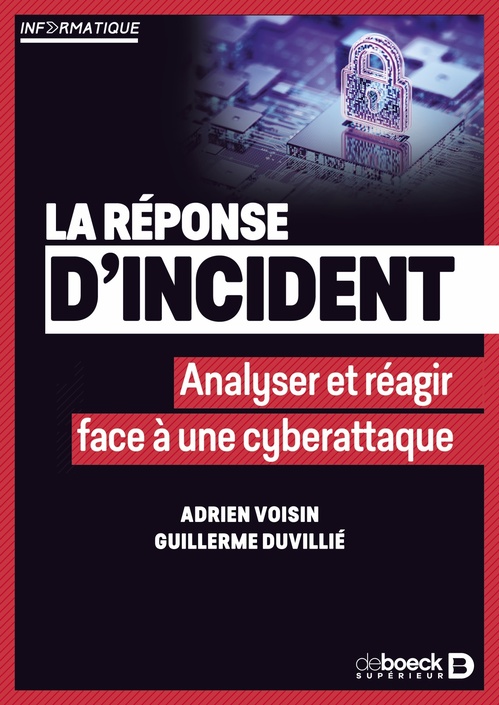 ebook cover of La réponse d'incident, by Adrien Voisin, Guillerme Duvillié