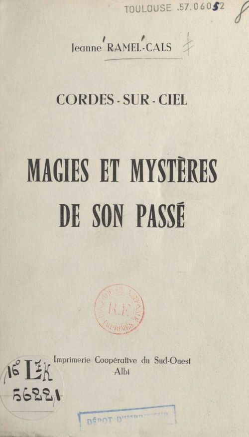 Couverture ebook de Cordes-sur-Ciel, de Jeanne Ramel-Cals