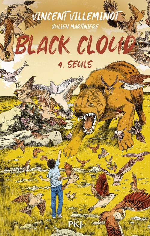 Couverture ebook de Black Cloud - Tome 4 Seuls, de Vincent Villeminot