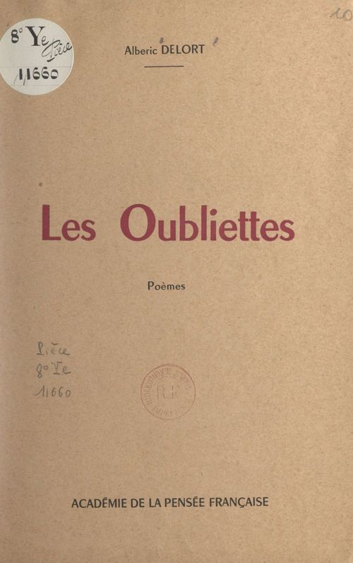 Couverture ebook de Les oubliettes, de Alberic Delort