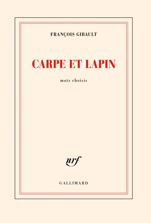 ebook cover of Carpe et lapin, by François Gibault