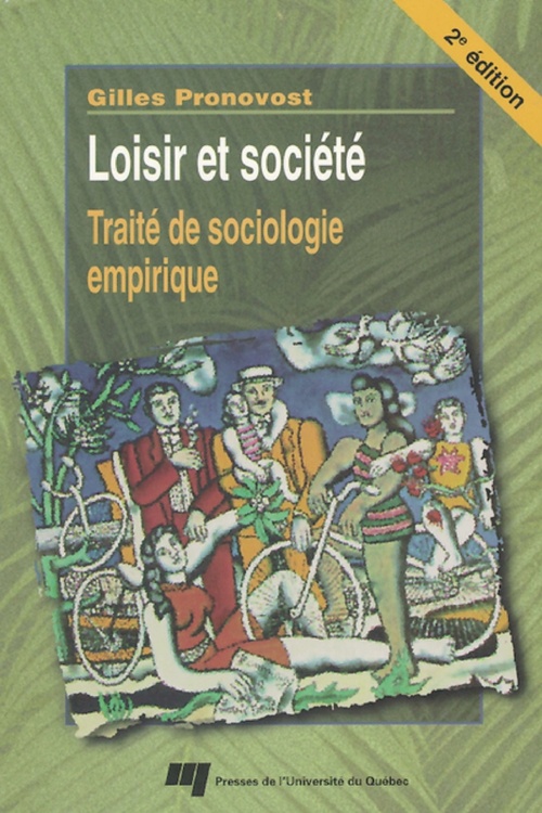 Couverture ebook de Loisir et société, de Gilles Pronovost