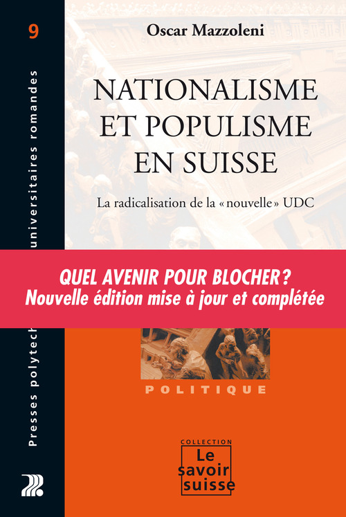 Couverture ebook de Nationalisme et populisme en Suisse, de Oscar Mazzoleni