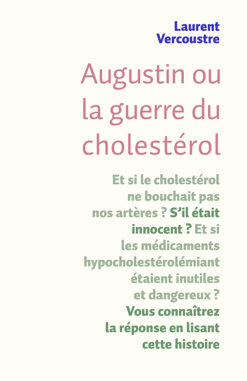 ebook cover of Augustin,  la guerre du cholestérol, by Laurent Vercoustre