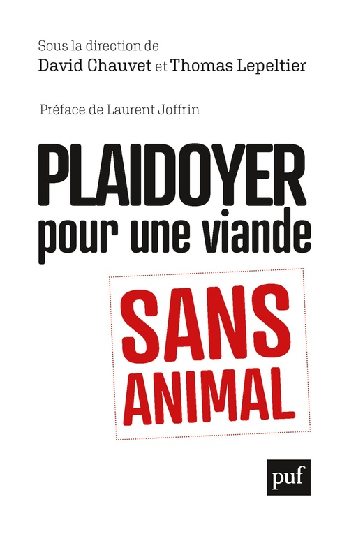 Couverture ebook de Plaidoyer pour une viande sans animal, de David Chauvet, Thomas Lepeltier