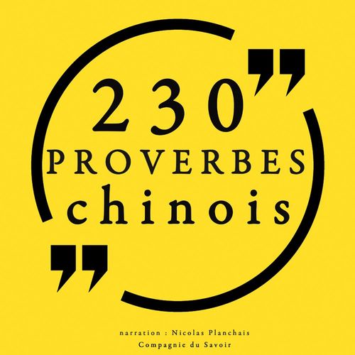 Couverture audiobook de 230 Proverbes Chinois, de Frédéric Garnier