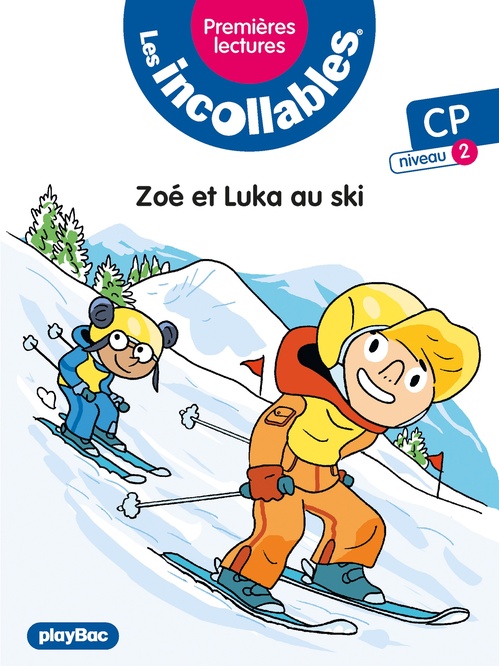 ebook cover of Les Incollables - Premières Lectures - Zoé et Luka au ski - Tome 26, by Marie Lenne-Fouquet