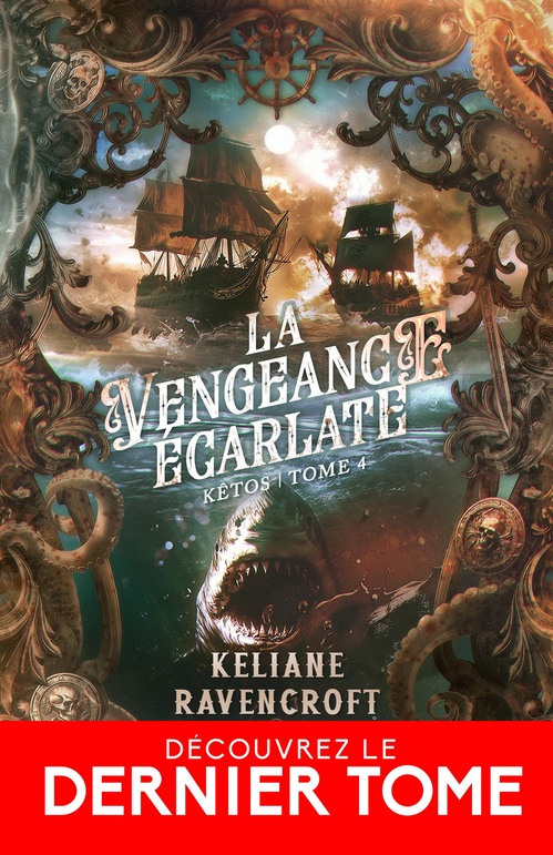 ebook cover of La Vengeance écarlate, by Keliane Ravencroft
