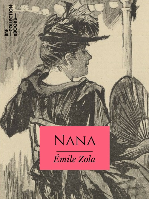 ebook cover of Nana, by Emile Zola