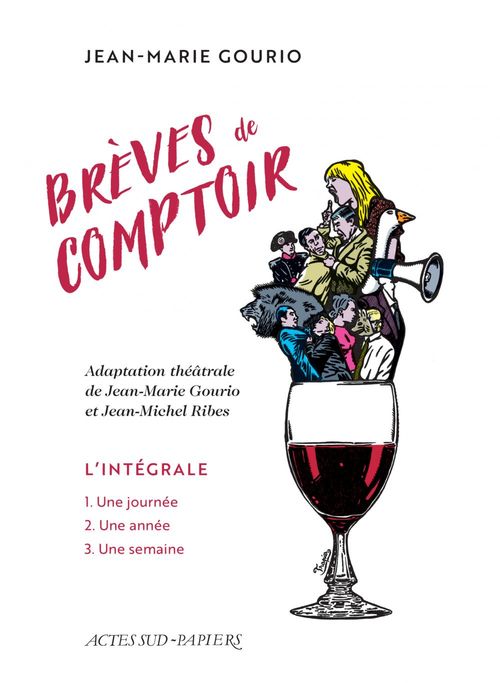 Couverture ebook de Brèves de comptoir. L'intégrale, de Jean-Marie Gourio, Jean-Michel Ribes