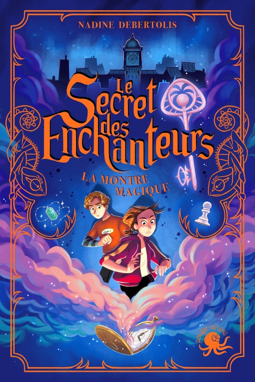 Couverture ebook de Le Secret des enchanteurs - Tome 1 La Montre magique, de Nadine Debertolis