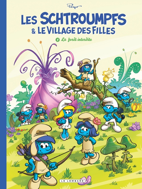 Couverture ebook de Les Schtroumpfs et le Village des filles - Tome 1 - La Forêt interdite, de Collectif, Thierry Culliford, Luc Parthoens, Alain Jost