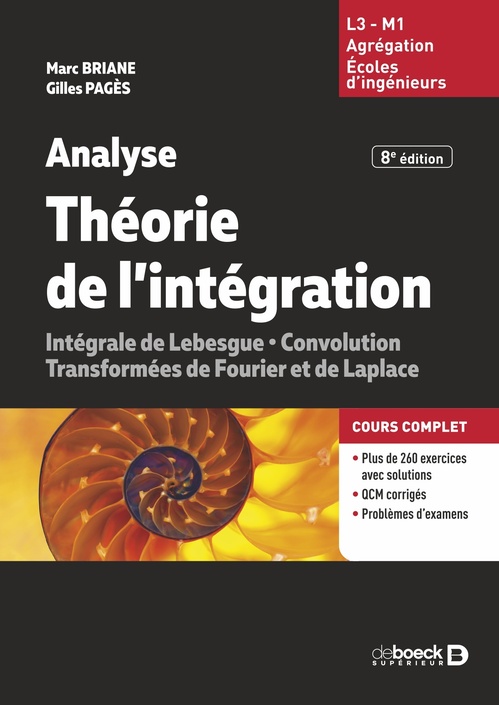 ebook cover of Analyse - Théorie de l'intégration, by Gilles Pages, Marc Briane