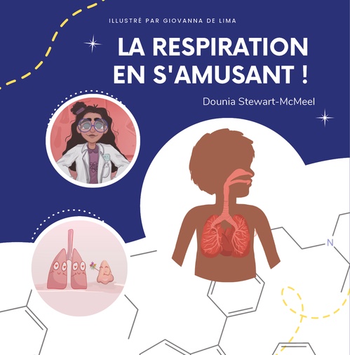 Couverture ebook de La respiration en s'amusant !, de Dounia Stewart-McMeel