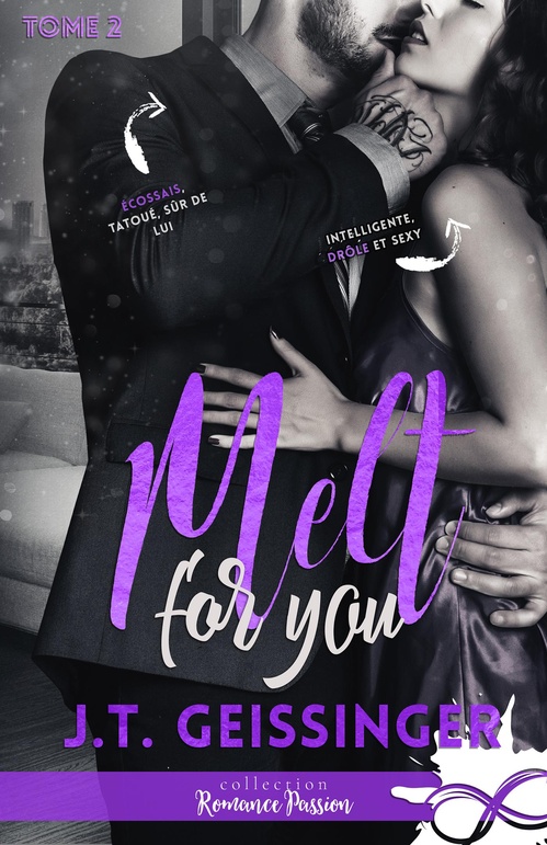 Couverture ebook de Melt for you, de J.T. Geissinger