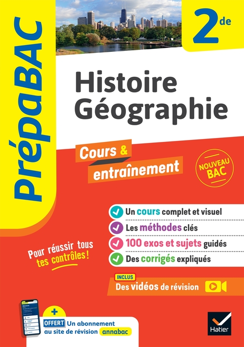 ebook cover of Prépabac - Histoire-géographie 2de, by Christophe Clavel, Cécile Gaillard, Florence Holstein, Jean-Philippe Renaud