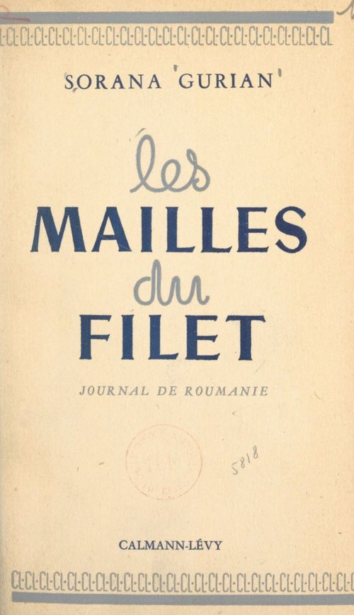ebook cover of Les mailles du filet, by Sorana Gurian