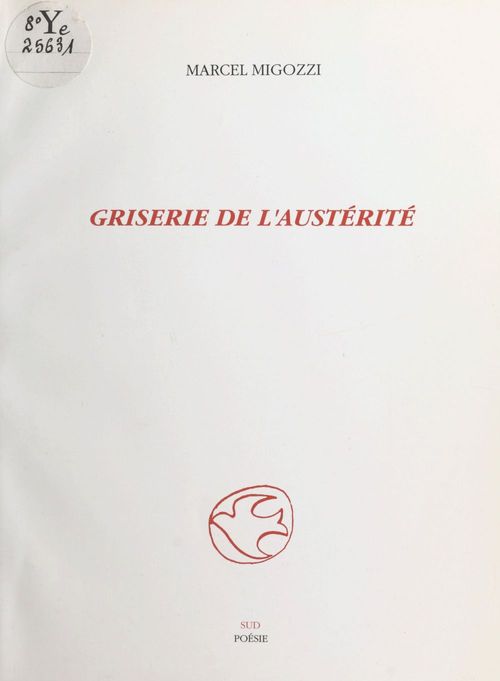 Couverture ebook de Griserie de l'austérité, de Marcel Migozzi