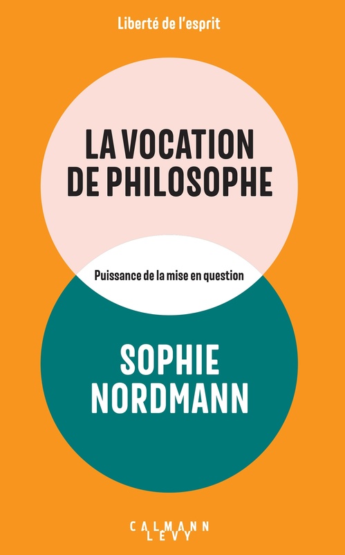 Couverture ebook de La Vocation de philosophe, de Sophie Nordmann