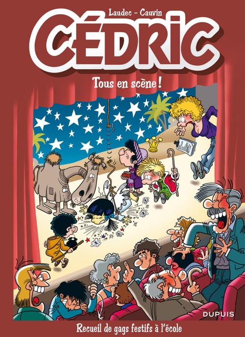 Couverture ebook de Cédric Best Of - Tome 7 - Tous en scène !, de Raoul Cauvin, Laudec