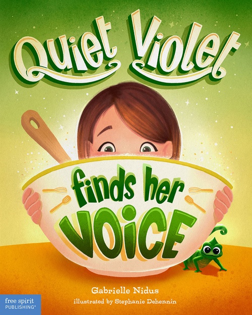 Couverture ebook de Quiet Violet Finds Her Voice, de Gabrielle Nidus