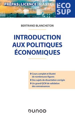 ebook cover of Introduction aux politiques économiques, by Bertrand Blancheton