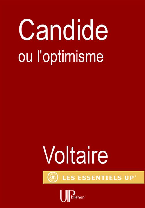 ebook cover of Candide ou l'optimisme, by Voltaire