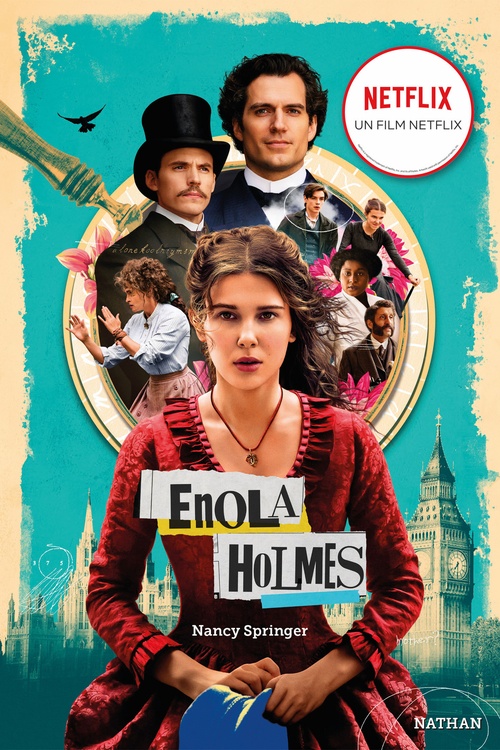 ebook cover of Les Enquêtes d'Enola Holmes - Tome 1 La Double disparition, by Nancy Springer