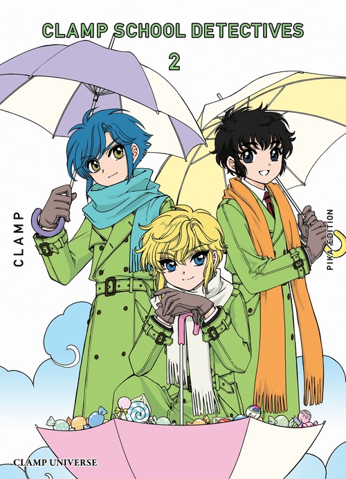 Couverture ebook de Clamp School Detectives T02, de Clamp