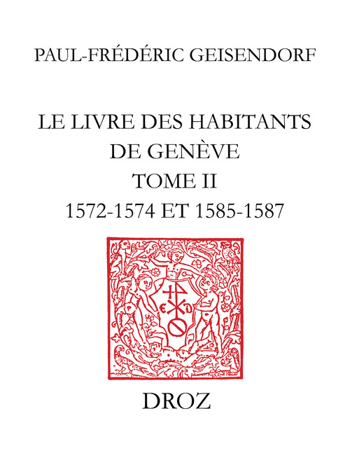 Couverture ebook de Le livre des habitants de Genève, de Paul-Frederic Geisendorf