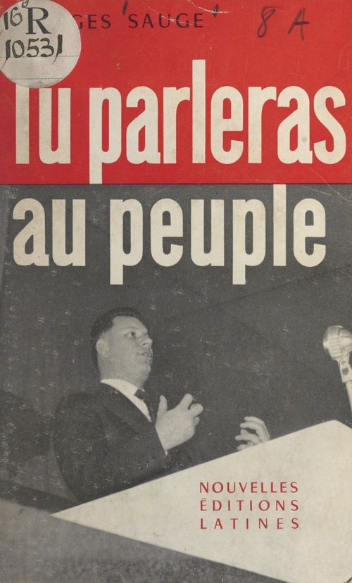 Couverture ebook de Tu parleras au peuple, de Georges Sauge