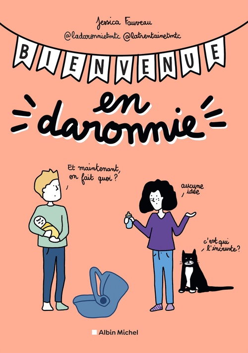 Couverture ebook de Bienvenue en daronnie !, de Jessica Fauveau, @ladaronnietmtc, @latrentainetmtc