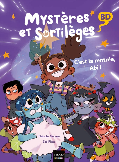ebook cover of Mystères et sortilèges - C'est la rentrée, Abi !, by Natacha Godeau