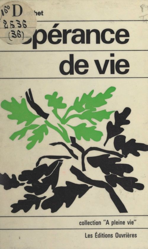 Couverture ebook de Espérance de vie, de Louis Lochet