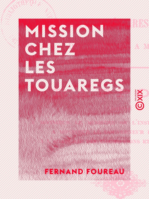 ebook cover of Mission chez les Touaregs, by Fernand Foureau