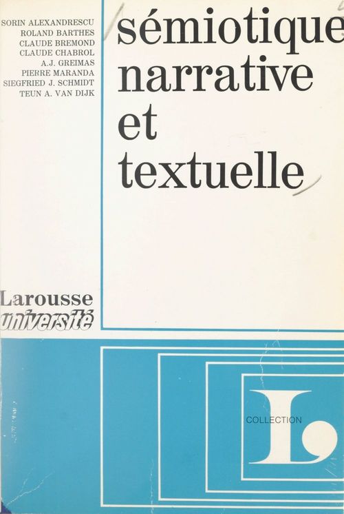 ebook cover of Sémiotique narrative et textuelle, by Roland Barthes, Claude Bremond, Sorin Alexandrescu