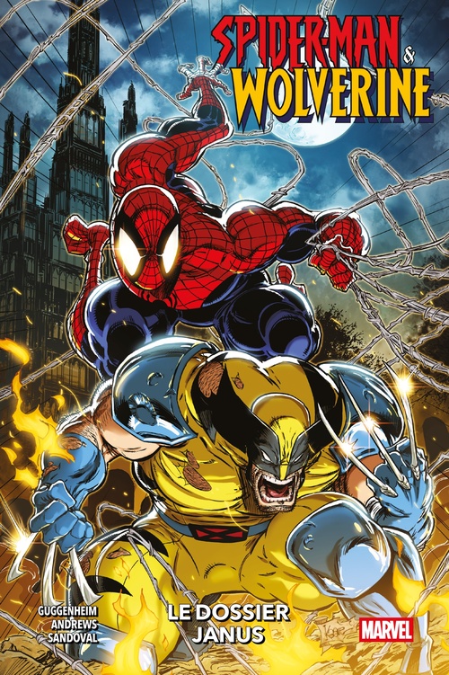 ebook cover of Spider-Man & Wolverine (2025) T01, by Marc Guggenheim, Kaare Andrews