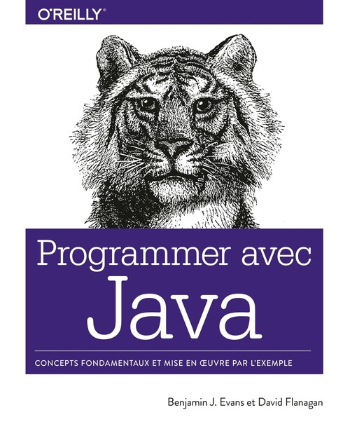 ebook cover of Programmer avec Java, by Ben Evans, David Flanagan