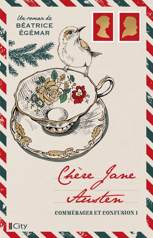 Couverture ebook de Chère Jane Austen, commérages et confusion, de Béatrice Egémar